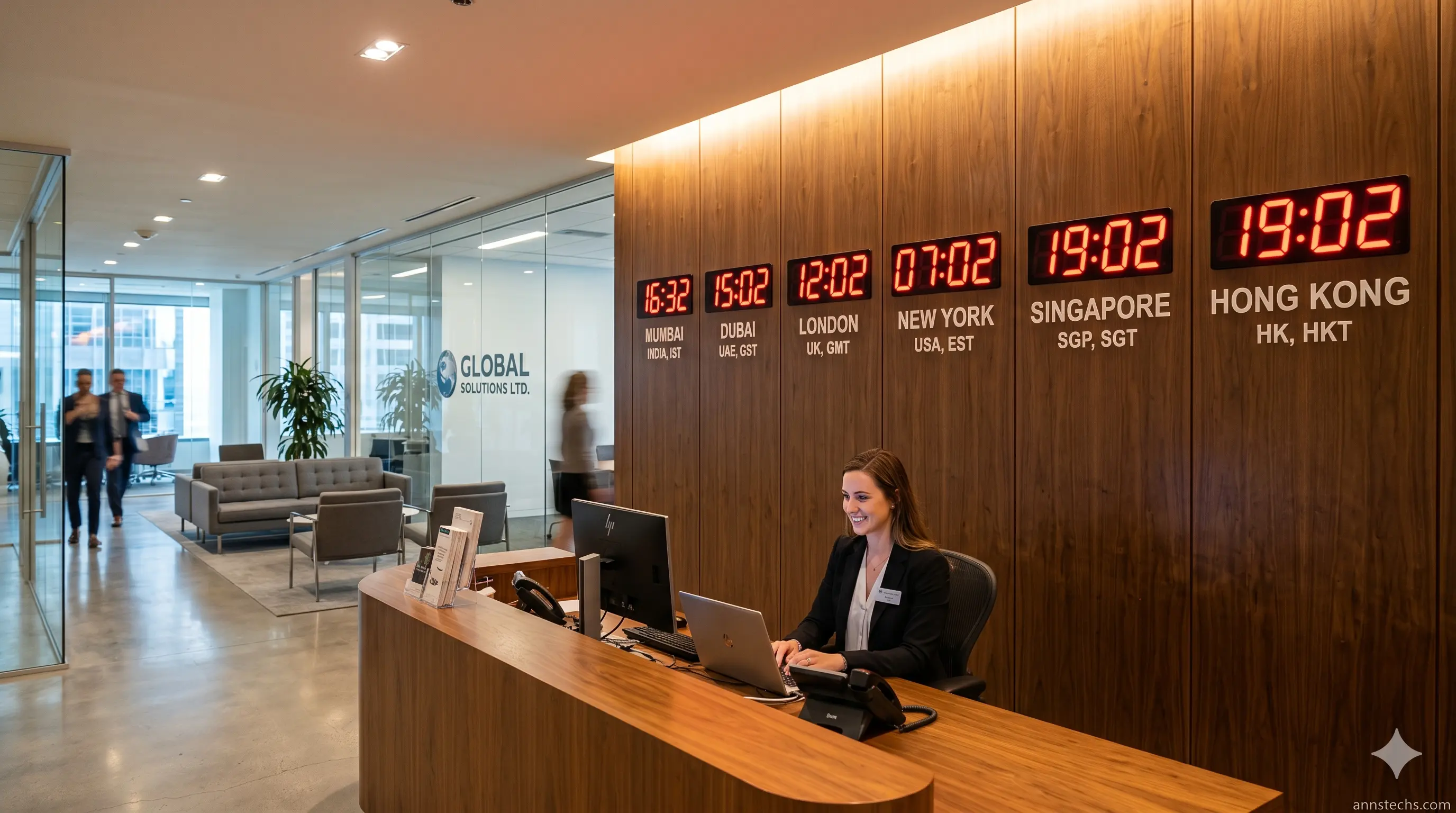 Office LED Clock