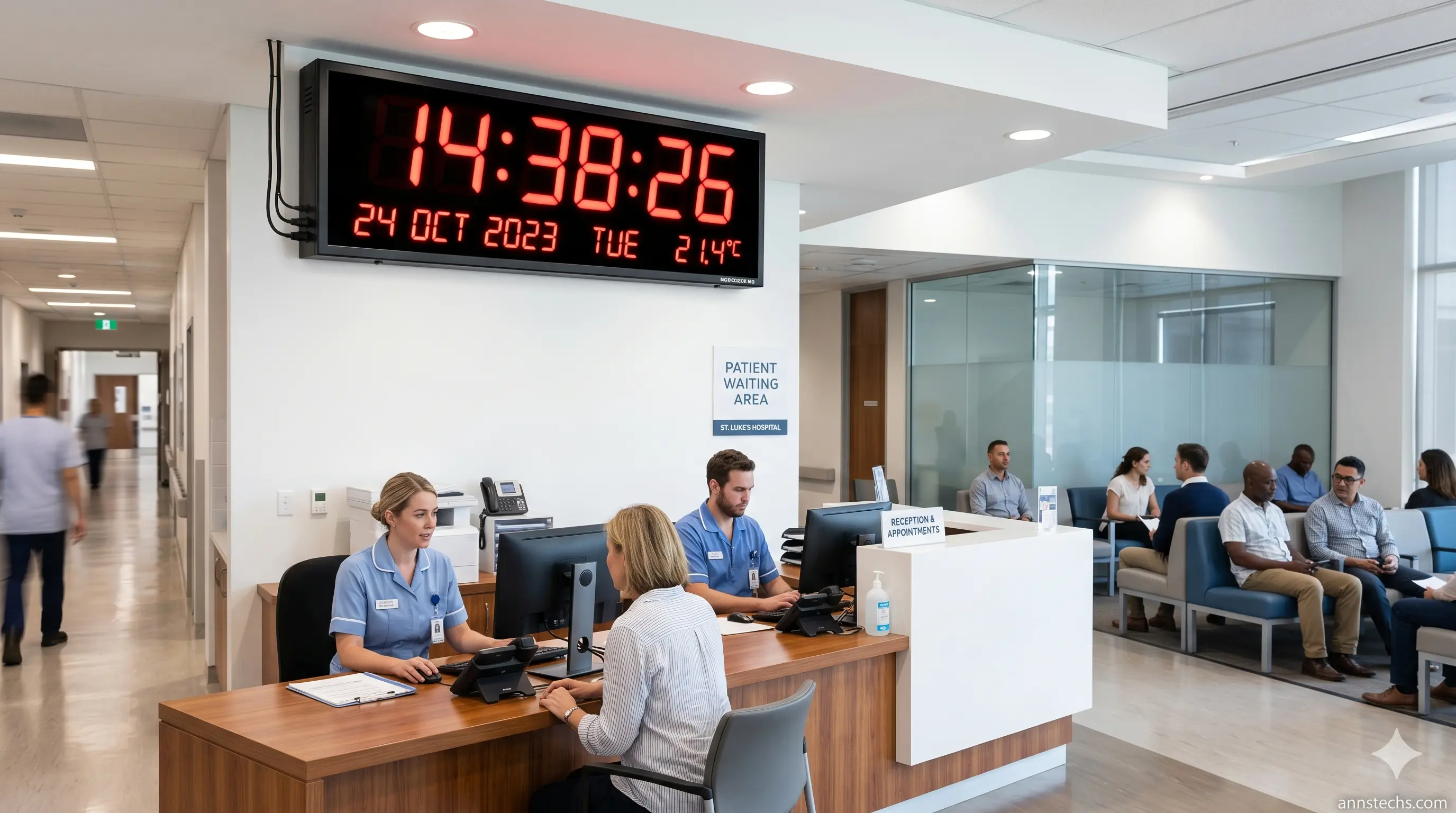 Industrial LED Clock